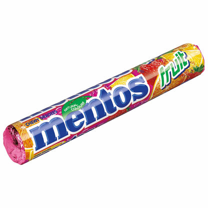 mentos Fruit 3x38g  Multipack mit 3 Rollen Kaudragees mit Fruchtgeschmack