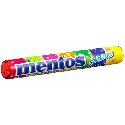 mentos Rainbow 3x37,5g  Multipack mit 3 Rollen Kaudragees mit Fruchtgeschmack