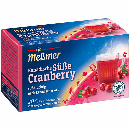 Meßmer Kanadische Süße Cranberry 20er - Candyshop.ch