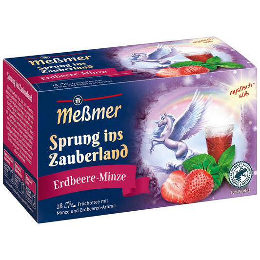 Meßmer Sprung ins Zauberland Erdbeere-Minze 18er - Candyshop.ch
