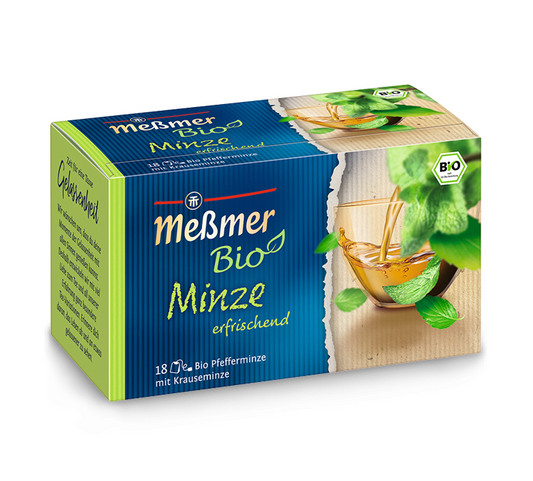 Messmer Bio Pfefferminztee mit Krauseminze - Candyshop.ch