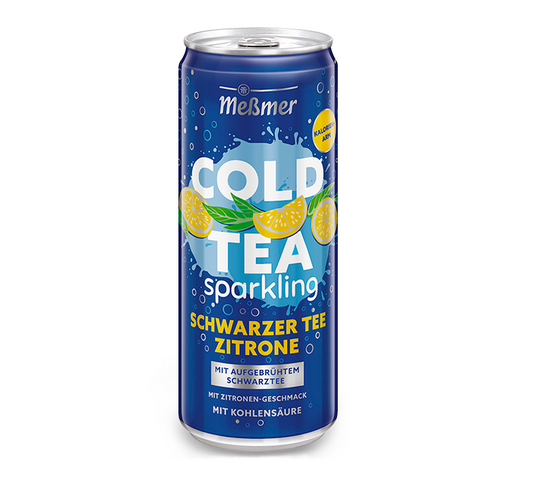 Messmer Cold Tea Sparkling Schwarzer Tee Zitrone - Candyshop.ch