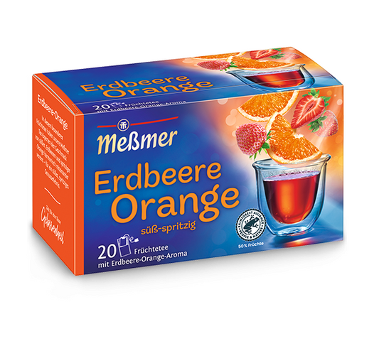 Meßmer Erdbeere Orange 20er - Candyshop.ch