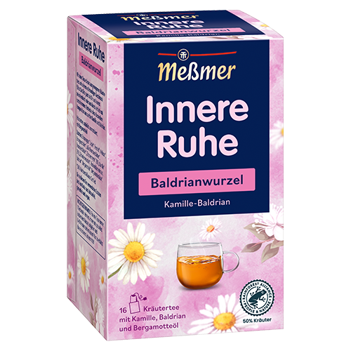 Messmer Innere Ruhe Kräutertee mit Kamille, Baldrian und Bergamotteöl - Candyshop.ch