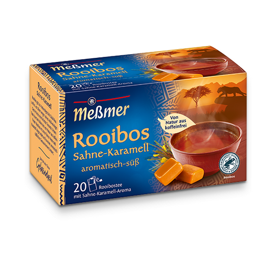 Meßmer Rooibos Sahne Karamell Rooibostee mit Karamell-Sahne-Aroma - Candyshop.ch