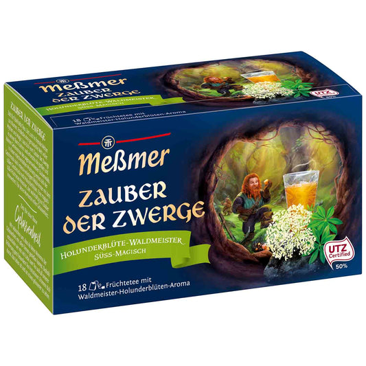 Meßmer Zauber der Zwerge Holunderblüte Waldmeister Tee 18er - Candyshop.ch