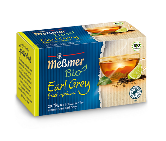 Messmer Bio Earl Grey Bio Schwarzer Tee mit Bergamotte-Aroma - Candyshop.ch