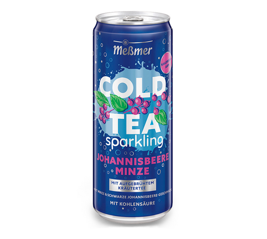 Messmer Cold Tea Sparkling Johannisbeere Minze