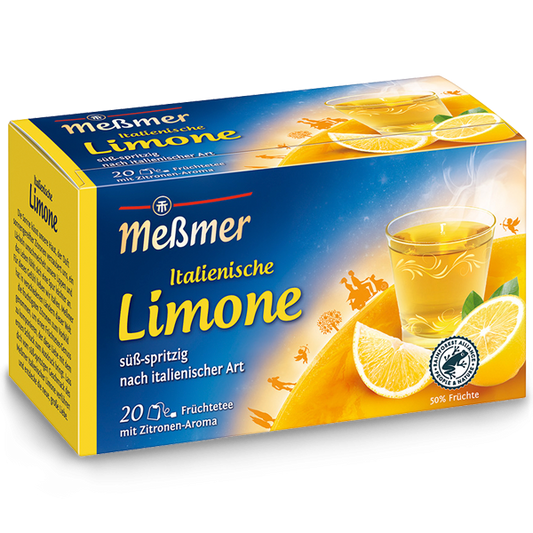 Messmer Italienische Limone Früchtetee mit Zitronen-Aroma