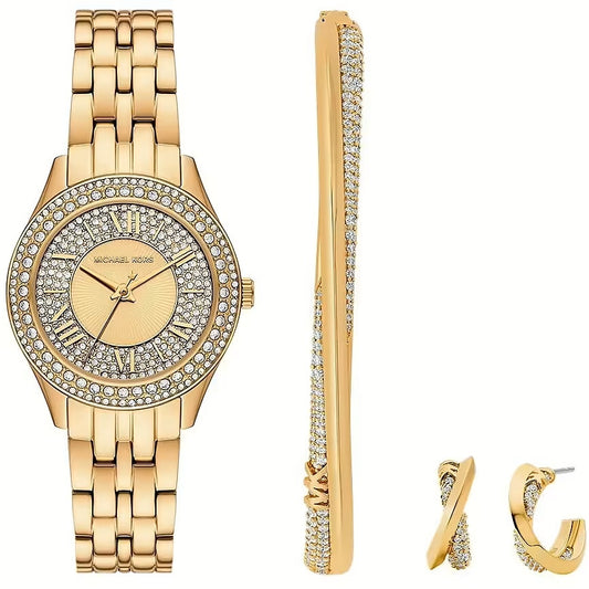 MICHAEL KORS HARLOWE Damen Quarzuhr MK4974SET – Produktansicht