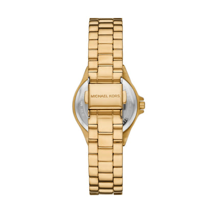 MICHAEL KORS LENNOX MK7394 Only Time Armbanduhr 30 mm Gold ansicht-2