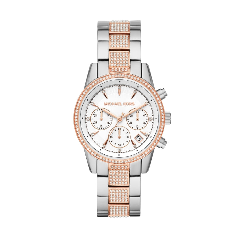 MICHAEL KORS MK6651 Chronograph Armbanduhr 37 mm ansicht-2