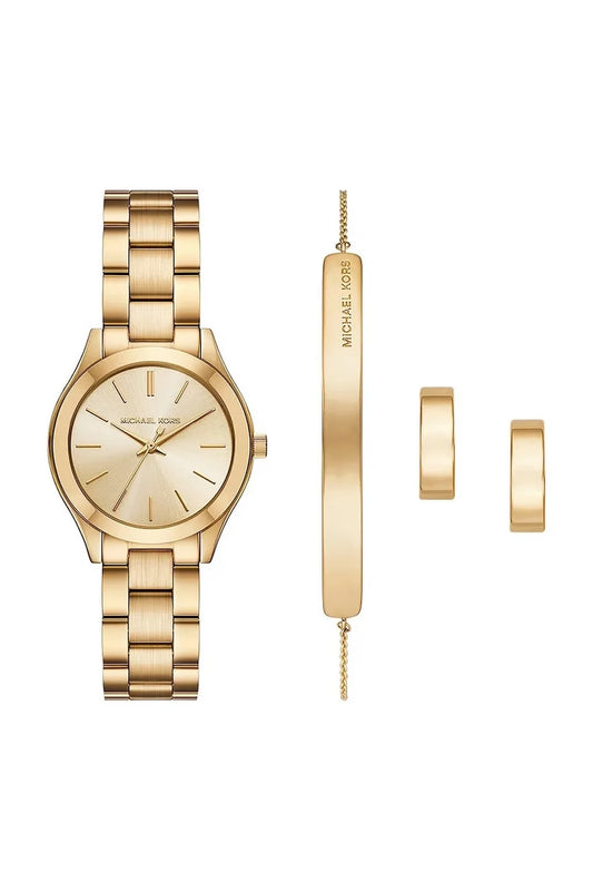 MICHAEL KORS SLIM RUNWAY Damen Quarzuhr MK7561SET – Produktansicht