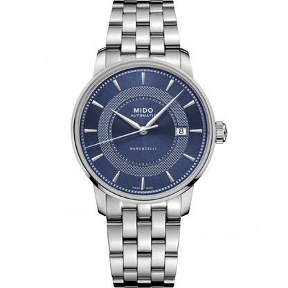 MIDO BARONCELLI M037-407-11-041-01 Date Armbanduhr 39 mm ansicht-2