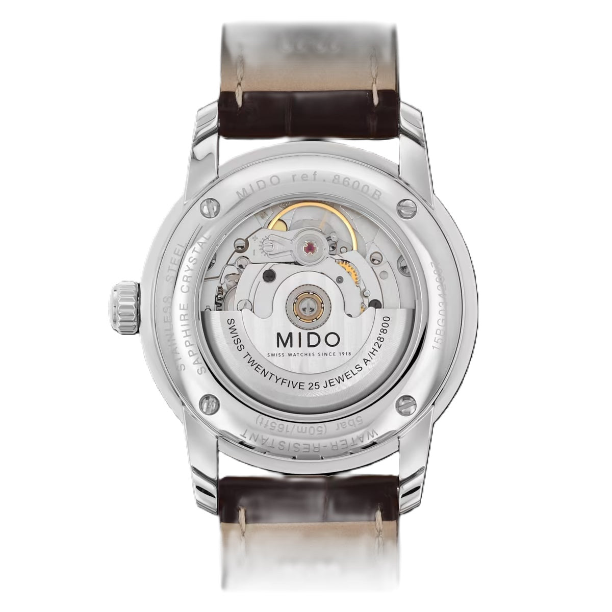 MIDO BARONCELLI TRADITION M86004188 Date Armbanduhr 38 mm ansicht-2