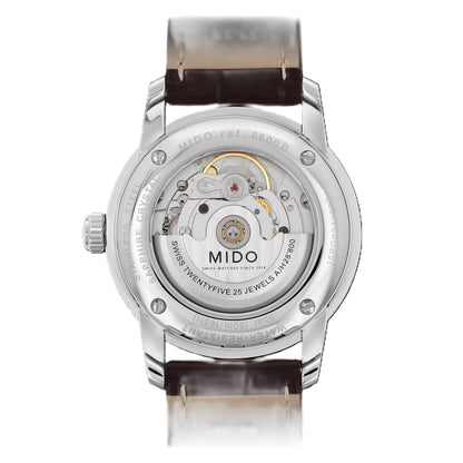 MIDO BARONCELLI TRADITION M86004188 Date Armbanduhr 38 mm ansicht-2