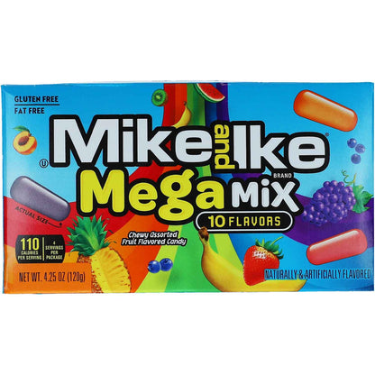 Mike and Ike Mega Mix 120g Kaudragees mit Fruchtgeschmack