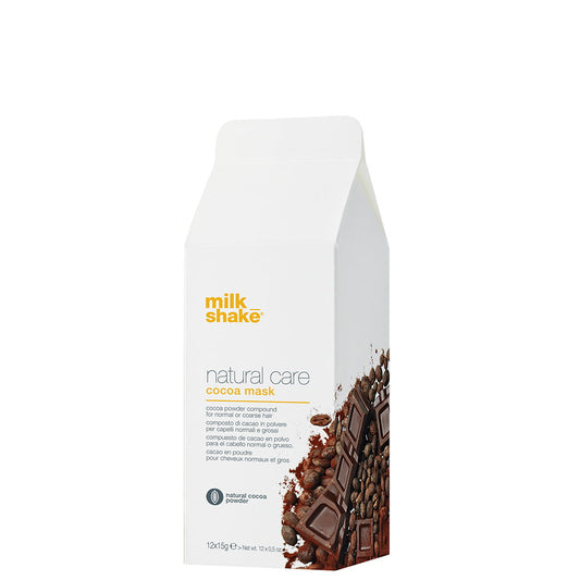 Milk Shake Setzen, Milk Shake, Natural Care, Kakao, Haarbehandlungspudermaske, Für trockenes/normales & grobes Haar, 12 stk, 