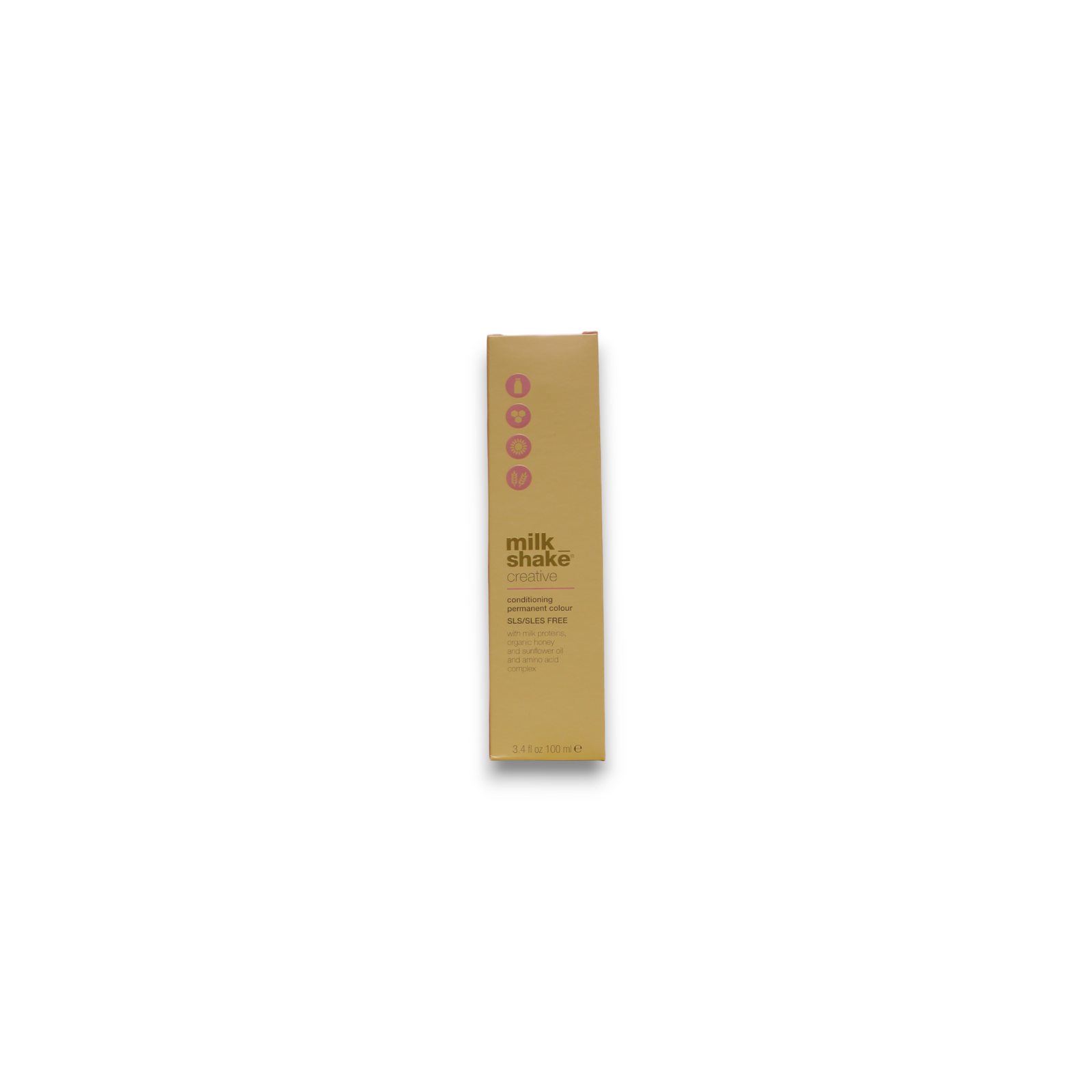 Milk Shake Milk Shake, Creative, Ohne SLS/SLES, Permanente Haarfarbe, 7.17A Medium Ash Blond, 100 ml Regular