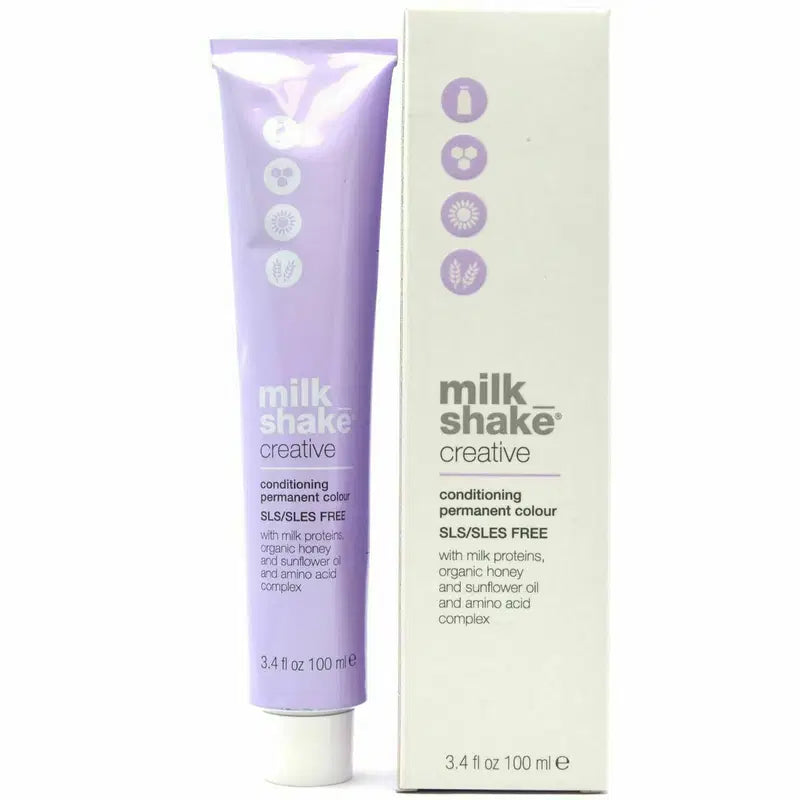 Milk Shake Milk Shake, Creative, Ohne SLS/SLES, Permanente Haarfarbe, 8.138AG Ash Gold Light Blonde, 100 ml Regular