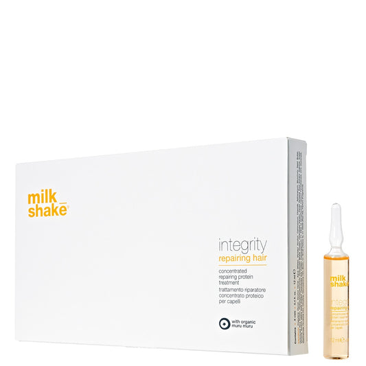 Milk Shake Setzen, Milk Shake, Integrity, Reparativ, Ampullen Behandlungsserum, Für Haare, Für Frauen, 8 stk, 12 ml Regular