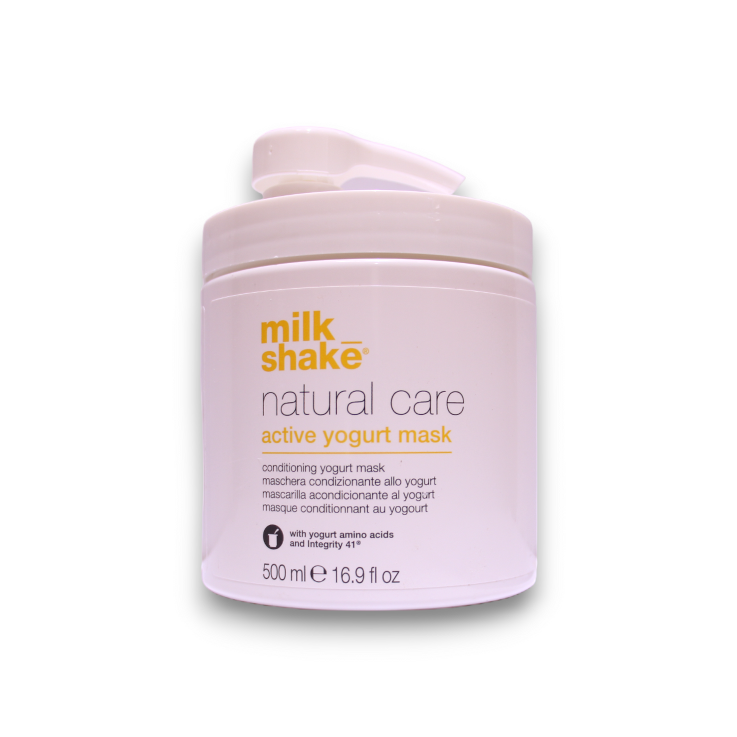 Milk Shake Milk Shake, Natural Care Active Yogurt, Haarbehandlungs-Crememaske, Für Farbschutz, 500 ml Regular