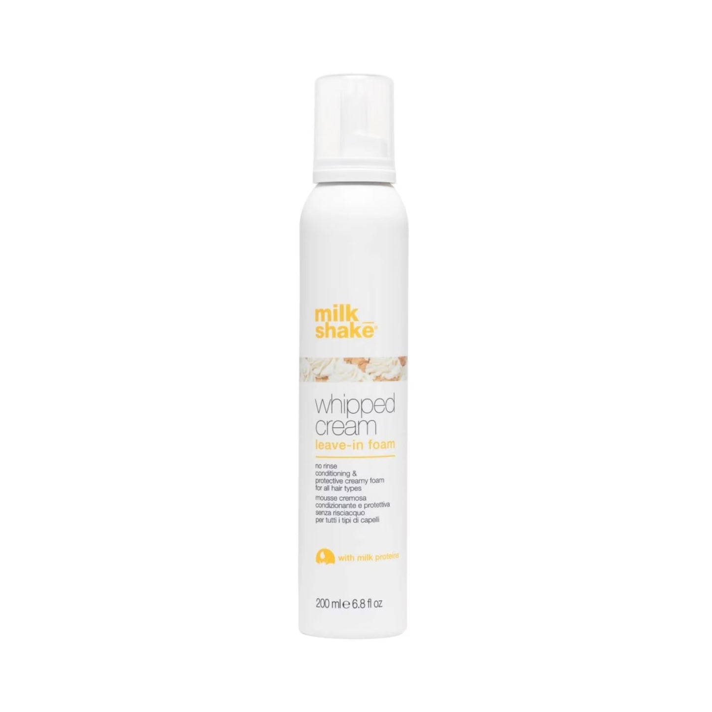 Milk Shake Milk Shake, Whipped Cream, Milchproteine, Leave-In Schaumconditioner, Zur Hydratation, 200 ml Regular