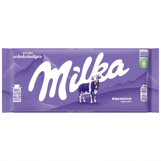 Milka Alpenmilch 100g Alpenmilch Schokolade - Candyshop.ch