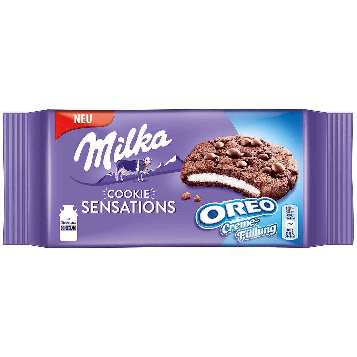 Milka Cookie Sensations Oreo 156g - Candyshop.ch