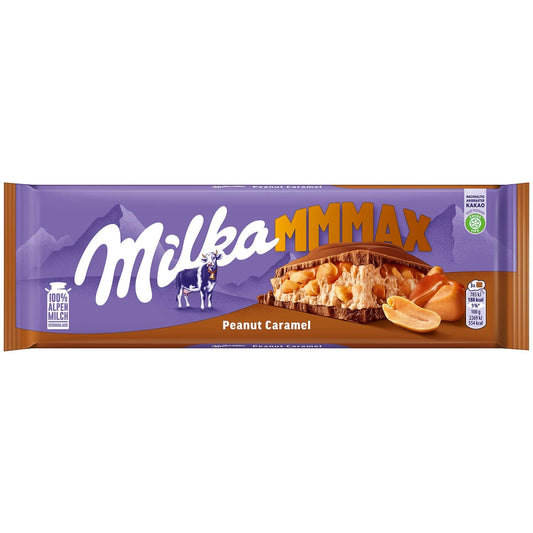 Milka Mmmax Peanut Caramel 276g XXL-Tafel - Candyshop.ch