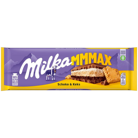 Milka Mmmax Schoko & Keks 300g XXL-Tafel - Candyshop.ch