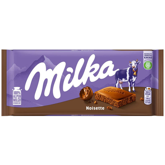 Milka Noisette 100g Alpenmilch Schokolade - Candyshop.ch