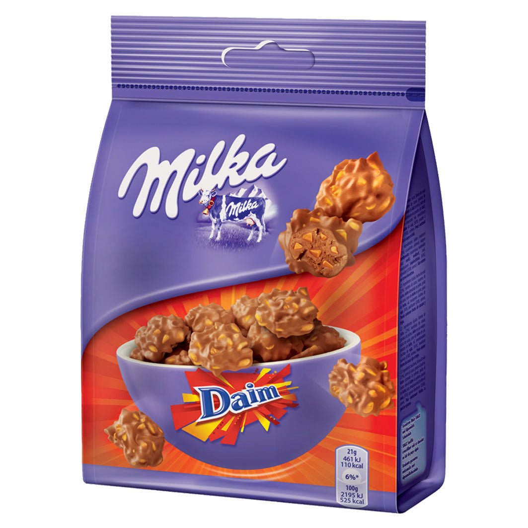 Milka Snax Daim 145g - Candyshop.ch