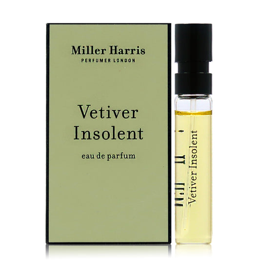 Miller Harris Miller Harris, Vetiver Insolent, Eau de Parfum, Für Frauen, 2 ml Fläschchen Vial