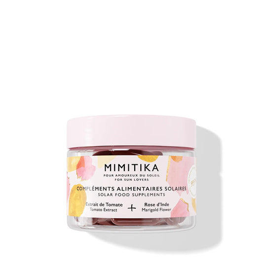 Mimitika Mimitika, Solar Food, Tomatenextrakt & Ringelblumenblüte, Sonnenschutz, Tag, Ergänzungsmittel, 25 g Regular