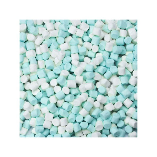 Mini Marshmallows Blau Weiss 100g