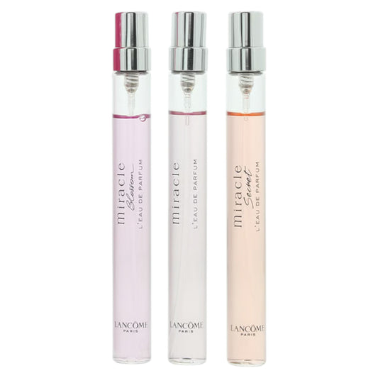 Lancome Miracle Set Lancome: Miracle Blossom, Eau De Parfum, For Women, 10 ml + Miracle, Eau De Parfum, For Women, 10 ml + Mi