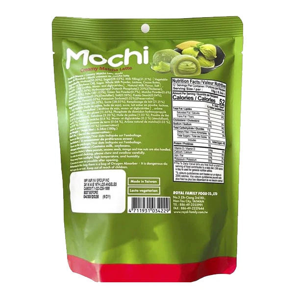 Royal Family Mochi Creamy Matcha Latte 8er
