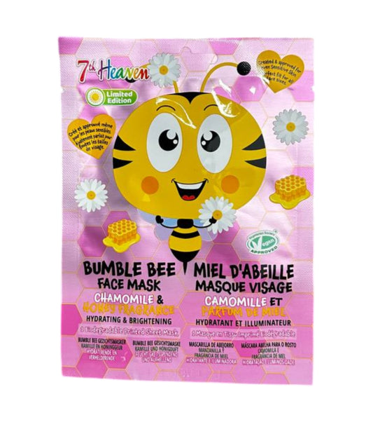 MONTAGNE JEUNESSE Bumble Bee Maske aus Tuch 1 Stück Kosmetik