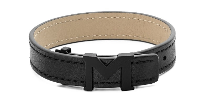 MONTBLANC LEATHER M LOGO 129503 Accessoires Leder