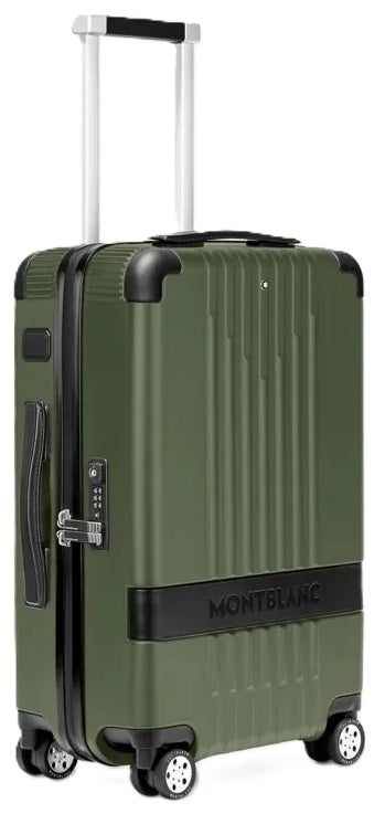 MONTBLANC LEATHER MOD. CABIN COMPACT TROLLEY - 35X55X21 (34 L) MB198347 Accessoires Policarbonato