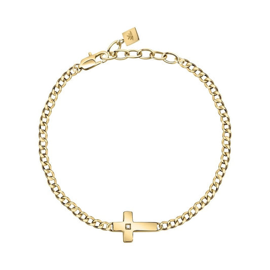 MORELLATO GIOIELLI CROSS Herren Armband aus Edelstahl in Gold SKR63 – Produktansicht