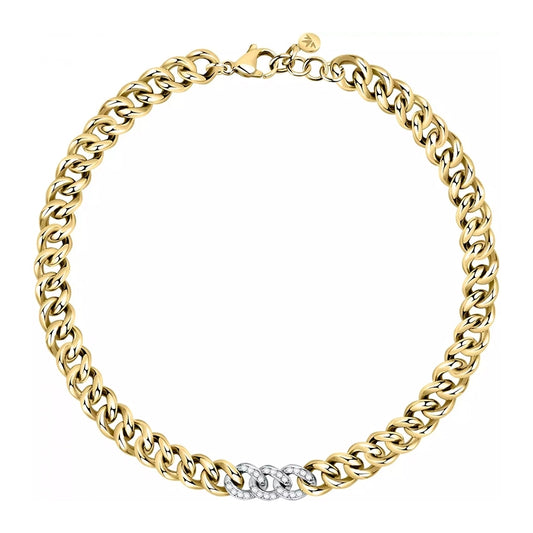 MORELLATO GIOIELLI Damen Halskette aus Edelstahl in Gold SATS07 – Produktansicht