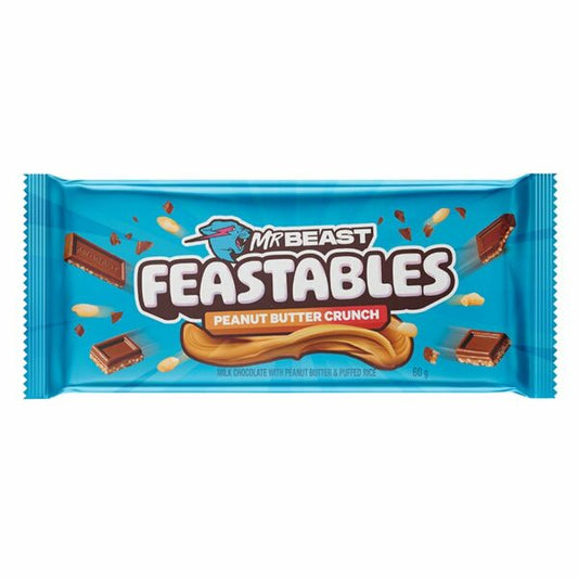 Mr. Beast Bar Feastables Crunch Peanut Butter 60g - Candyshop.ch