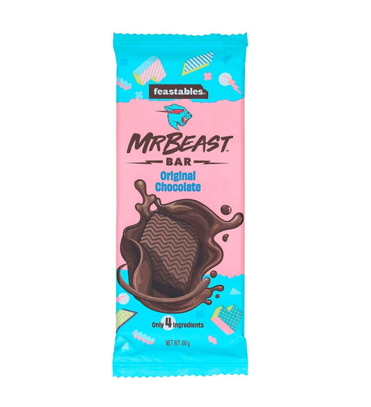 Mr. Beast Bar Original Chocolate 60g Zartbitterschokolade - Candyshop.ch