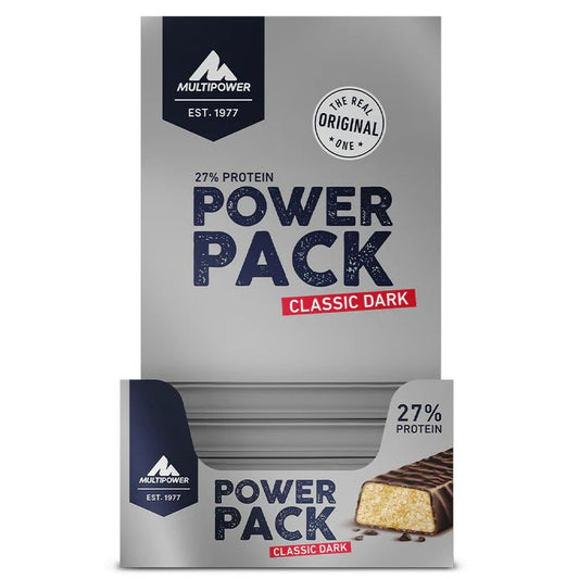 Multipower Power Pack Protein Riegel 24x 35g - Classic Dark - Candyshop.ch