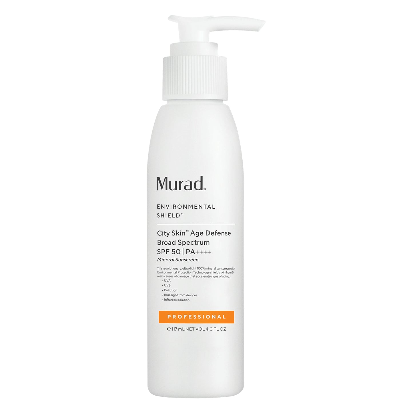 Murad, Environmental Shield, Schutz vor den Elementen, Breitspektrum-Sonnenschutz, SPF 50, 118 ml