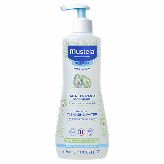 Mustela No Rinse Avocado Reinigungswasser 500 ml – Sanfte Pflege für Gesicht & Körper