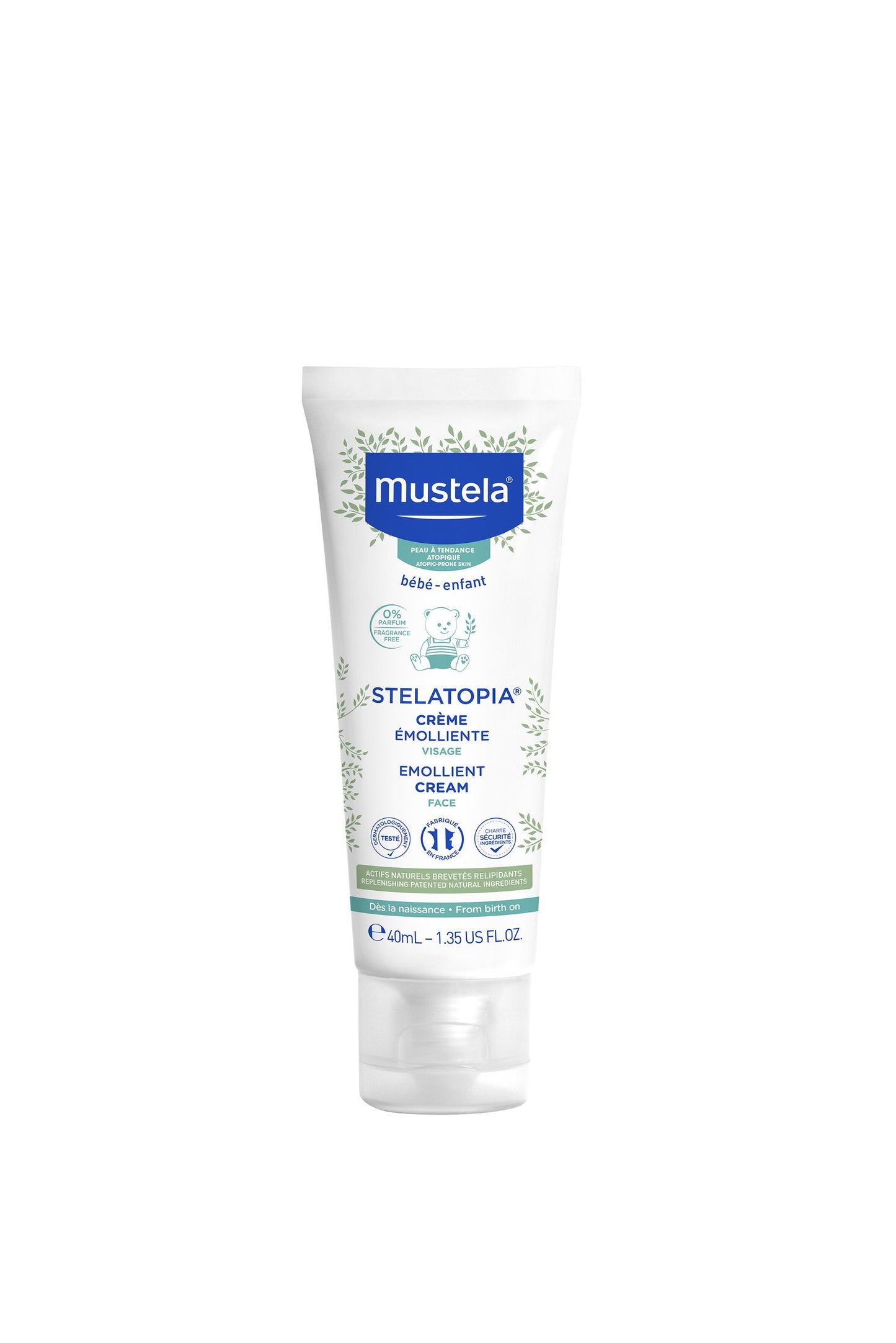 Mustela Mustela, Stelatopia, Sonnenblume, Emolliens, Sahne, Für das Gesicht, 40 ml Regular