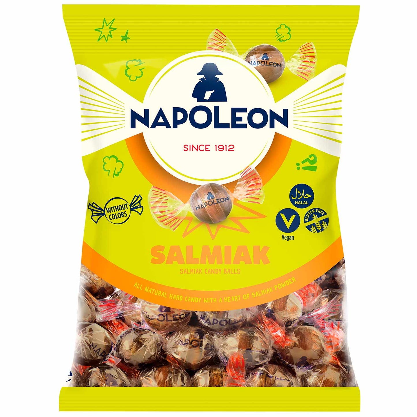 Napoleon Salmiak Bonbons 130g - Candyshop.ch